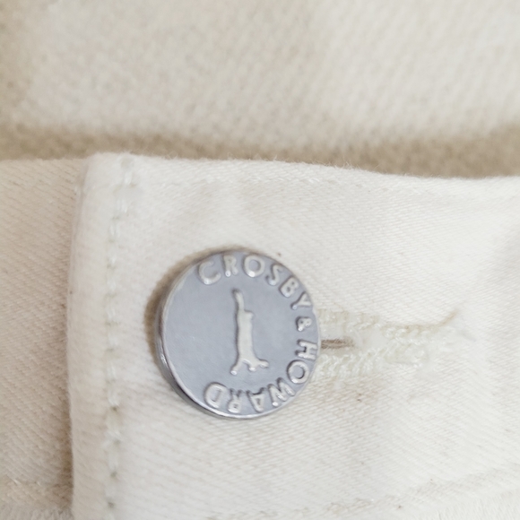 Slaight & Stones' Crosby & Howard Men's Straight Leg Jeans Beigesize 38 x 32 - Picture 6 of 8